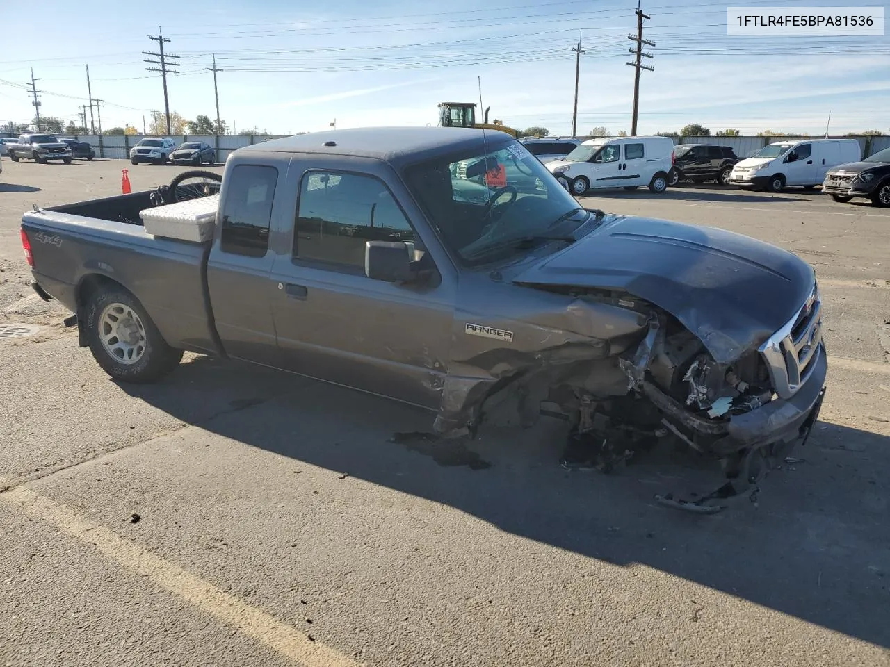 2011 Ford Ranger Super Cab VIN: 1FTLR4FE5BPA81536 Lot: 78413674