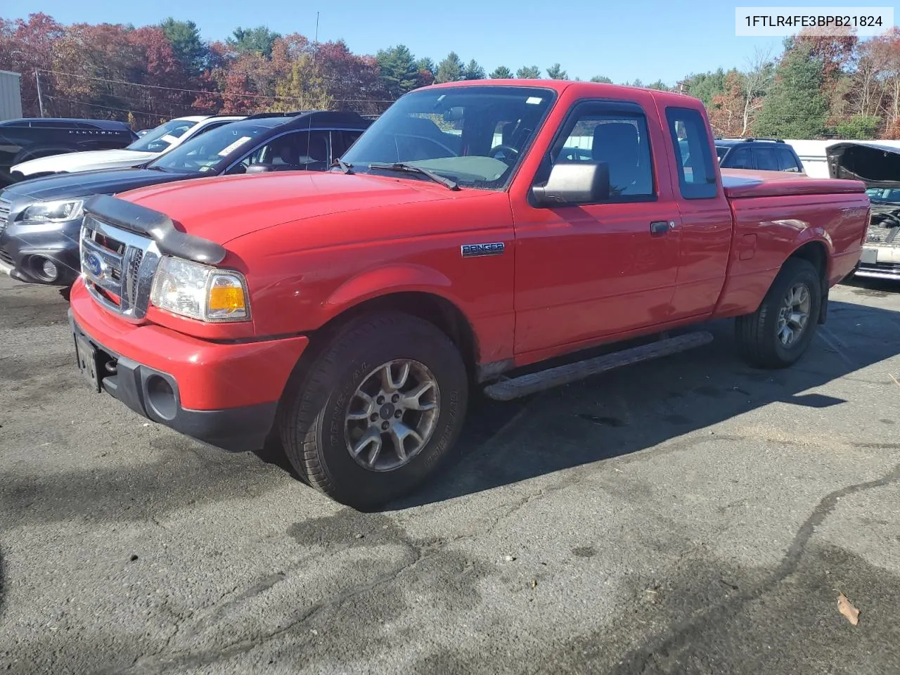 2011 Ford Ranger Super Cab VIN: 1FTLR4FE3BPB21824 Lot: 78484344