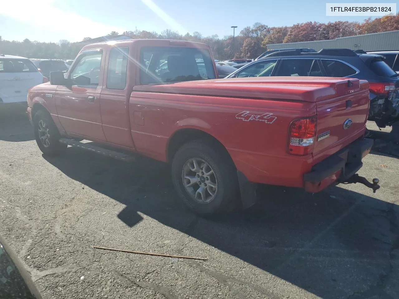 2011 Ford Ranger Super Cab VIN: 1FTLR4FE3BPB21824 Lot: 78484344