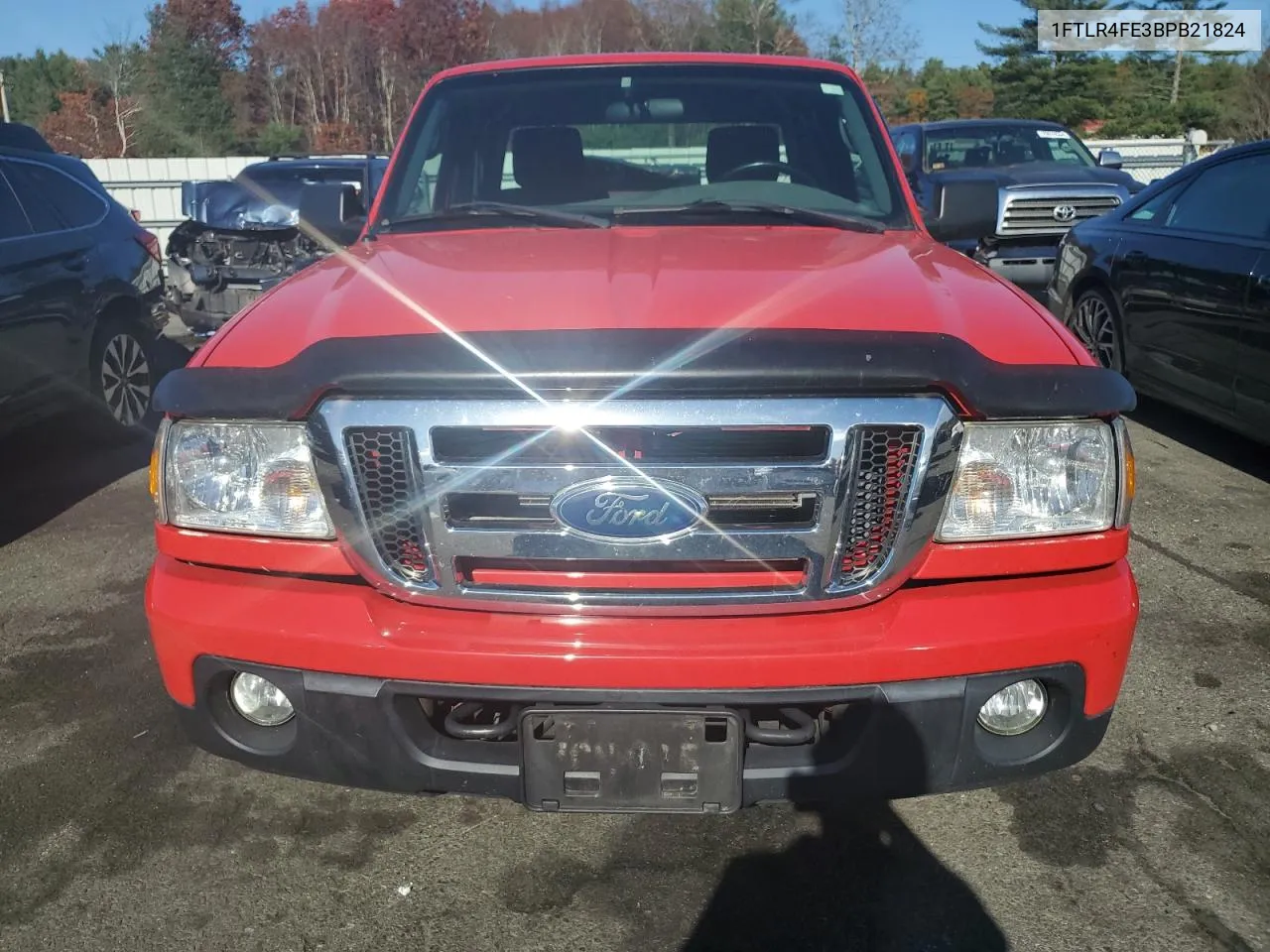 2011 Ford Ranger Super Cab VIN: 1FTLR4FE3BPB21824 Lot: 78484344