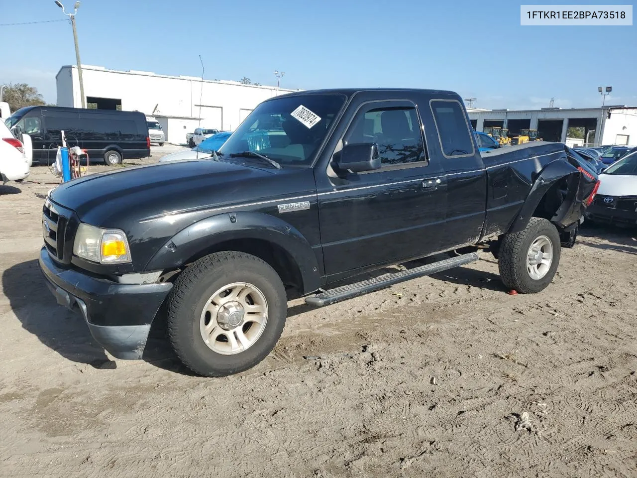 2011 Ford Ranger Super Cab VIN: 1FTKR1EE2BPA73518 Lot: 78620974