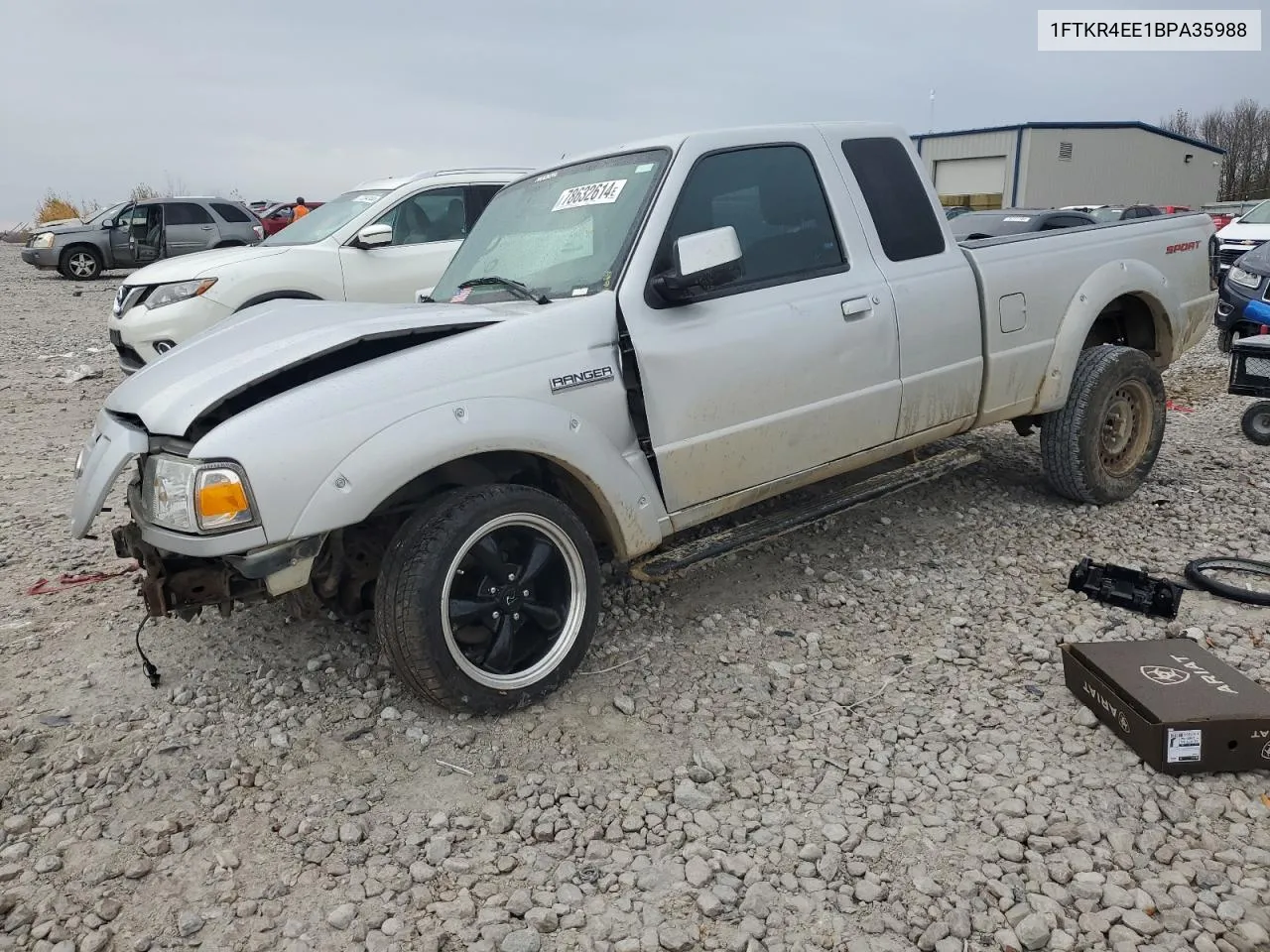 2011 Ford Ranger Super Cab VIN: 1FTKR4EE1BPA35988 Lot: 78632614