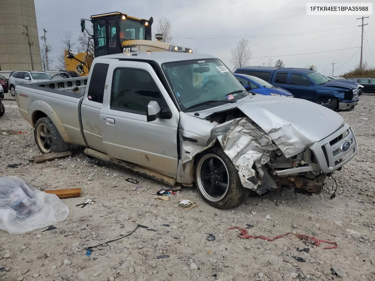 2011 Ford Ranger Super Cab VIN: 1FTKR4EE1BPA35988 Lot: 78632614