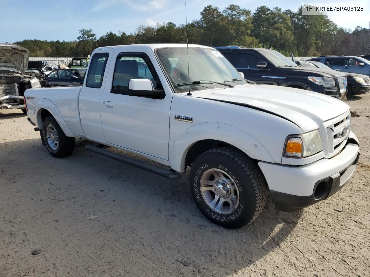 2011 Ford Ranger Super Cab VIN: 1FTKR1EE7BPA03125 Lot: 78928764