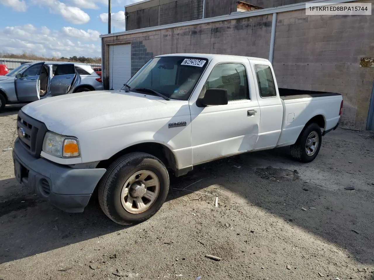 2011 Ford Ranger Super Cab VIN: 1FTKR1ED8BPA15744 Lot: 79425064