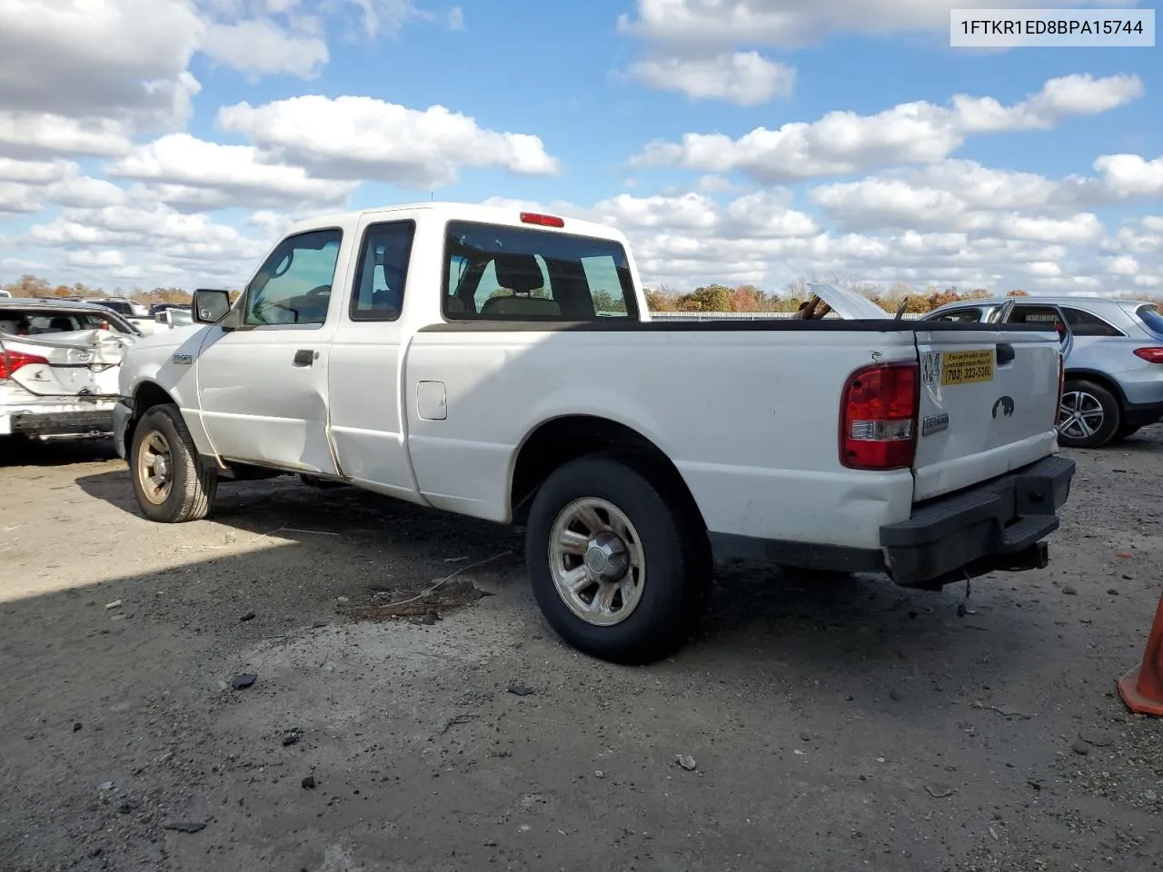 2011 Ford Ranger Super Cab VIN: 1FTKR1ED8BPA15744 Lot: 79425064