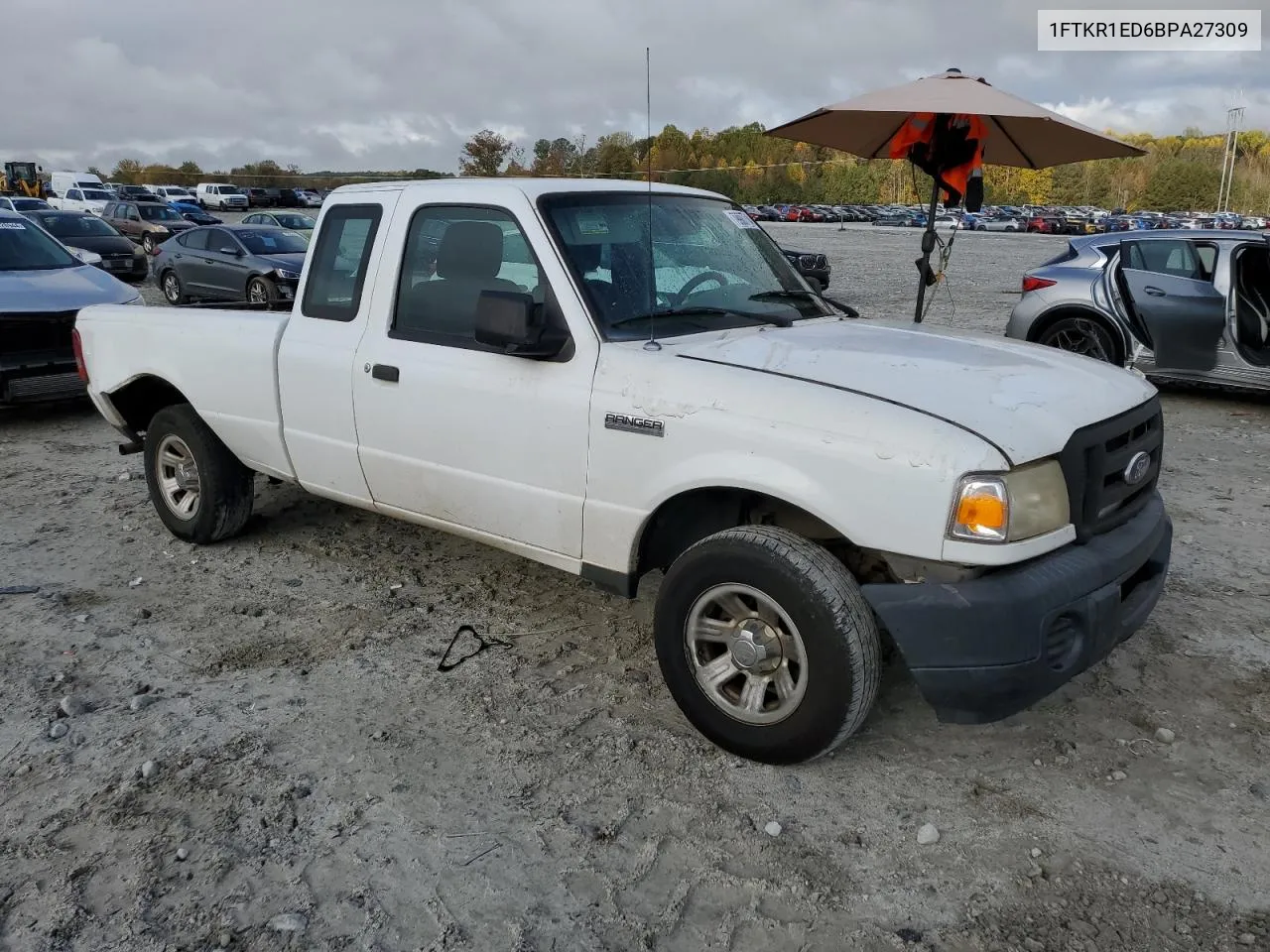 2011 Ford Ranger Super Cab VIN: 1FTKR1ED6BPA27309 Lot: 79907714