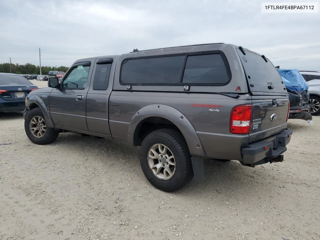 2011 Ford Ranger Super Cab VIN: 1FTLR4FE4BPA67112 Lot: 80041524