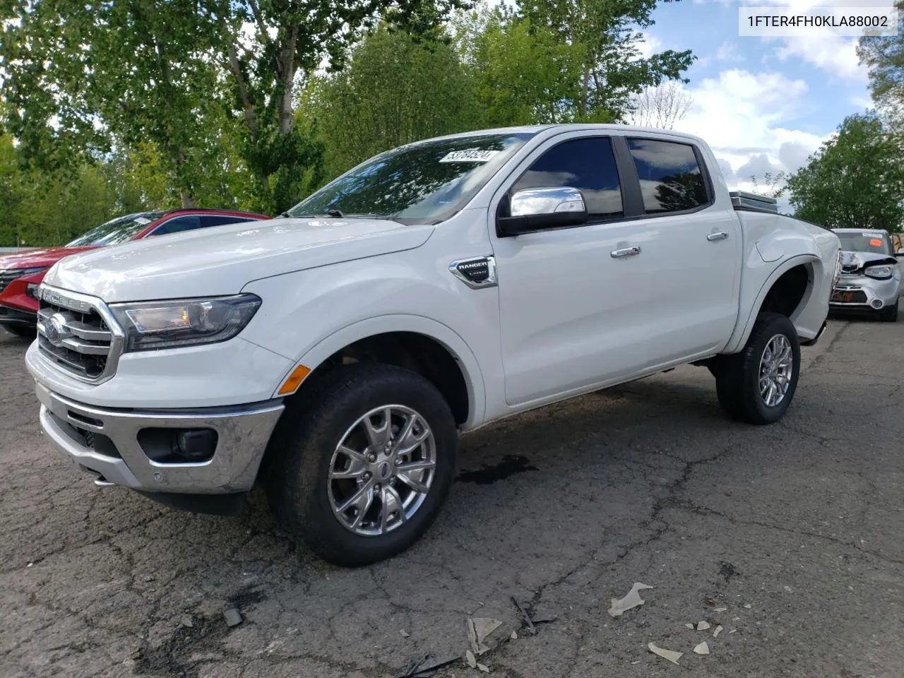 2019 Ford Ranger Xl VIN: 1FTER4FH0KLA88002 Lot: 53784524