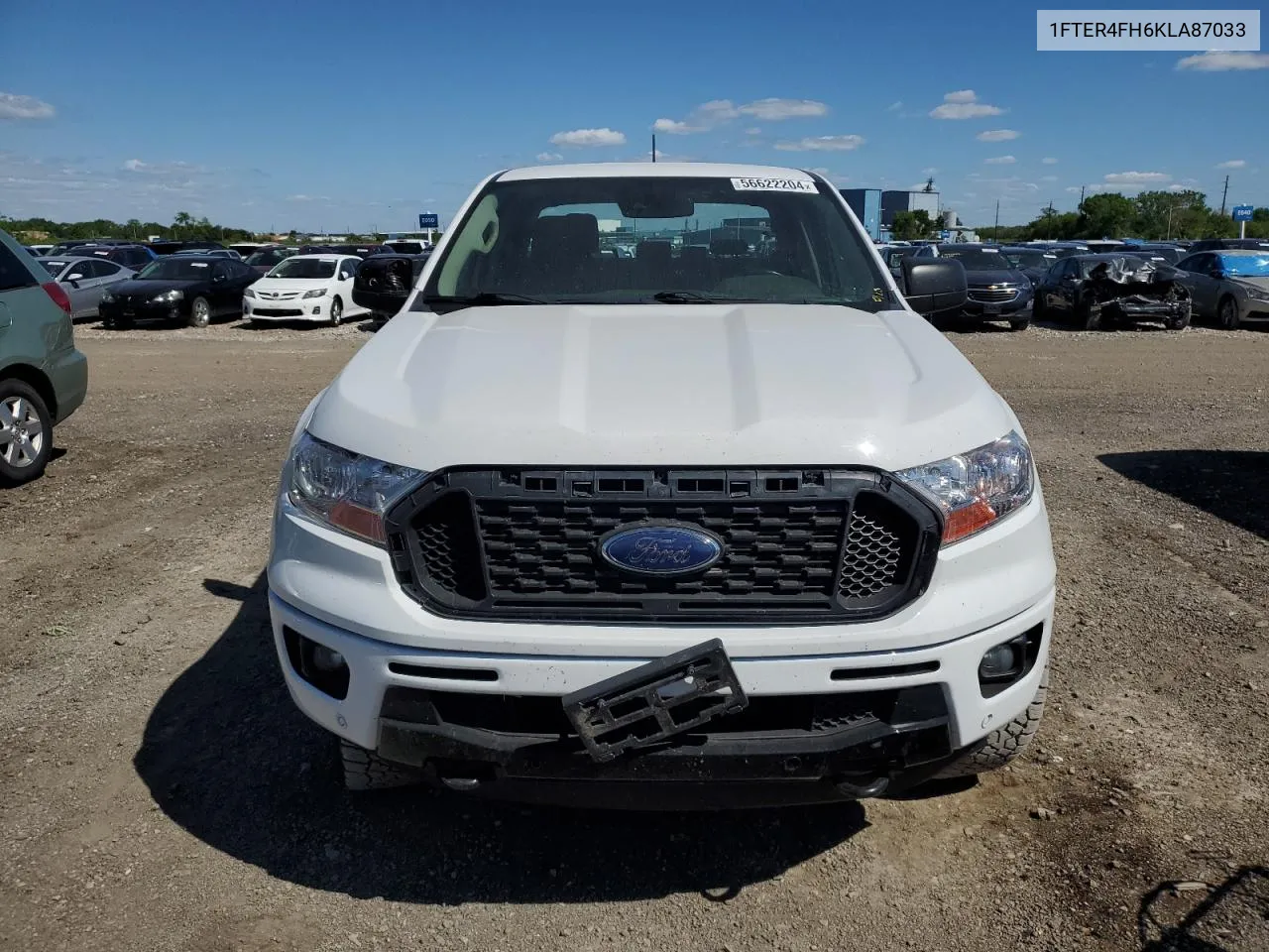 2019 Ford Ranger Xl VIN: 1FTER4FH6KLA87033 Lot: 56622204