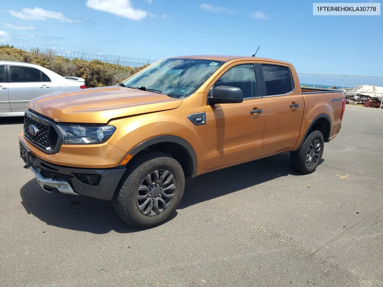 2019 Ford Ranger Xl VIN: 1FTER4EH0KLA30778 Lot: 60177164