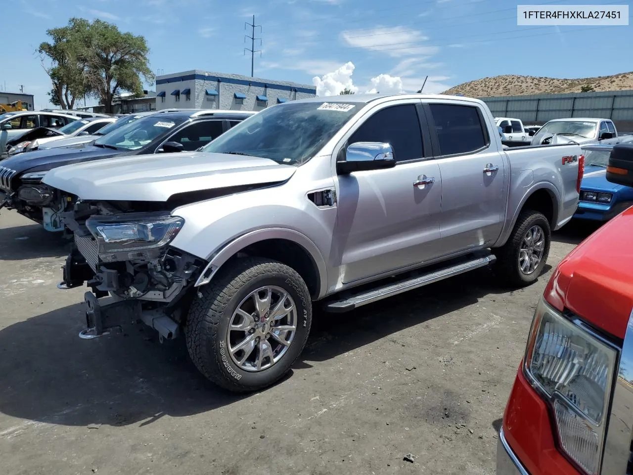 2019 Ford Ranger Xl VIN: 1FTER4FHXKLA27451 Lot: 60471944