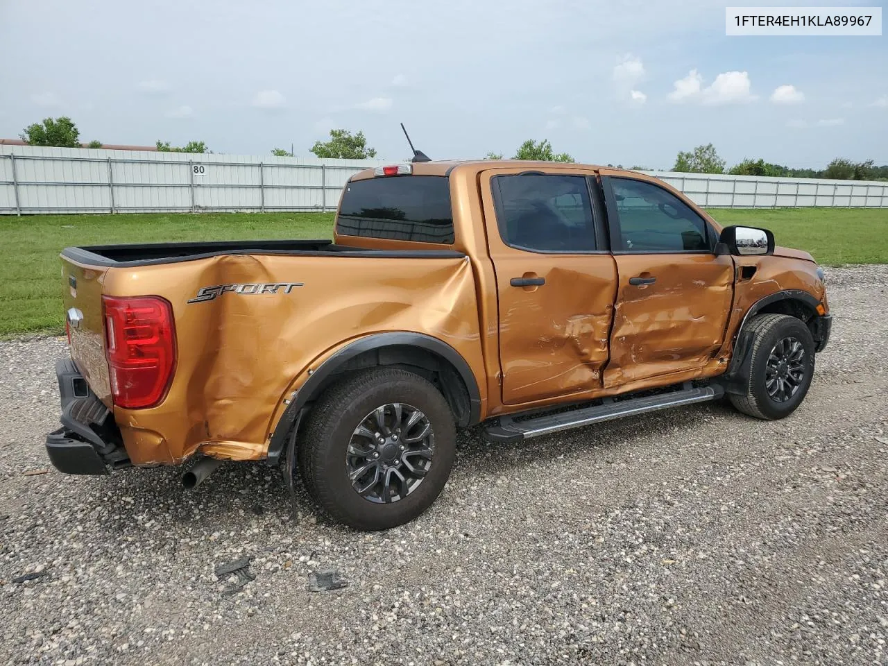 2019 Ford Ranger Xl VIN: 1FTER4EH1KLA89967 Lot: 62185214