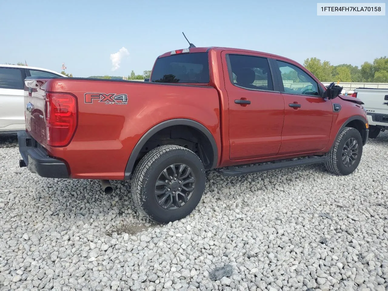 2019 Ford Ranger Xl VIN: 1FTER4FH7KLA70158 Lot: 62635734