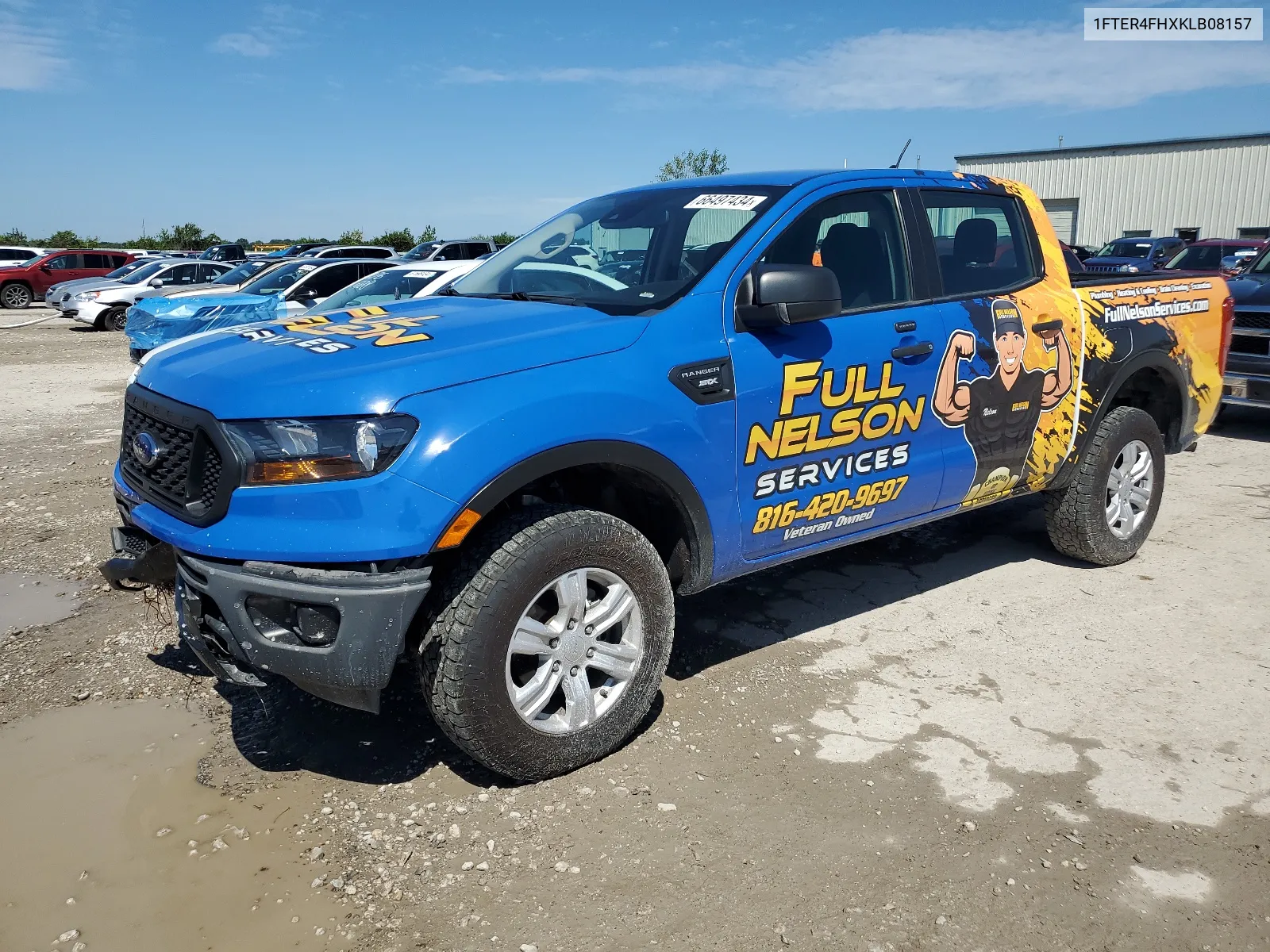 2019 Ford Ranger Xl VIN: 1FTER4FHXKLB08157 Lot: 66497434