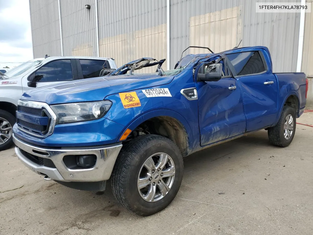 2019 Ford Ranger Xl VIN: 1FTER4FH7KLA78793 Lot: 66720424