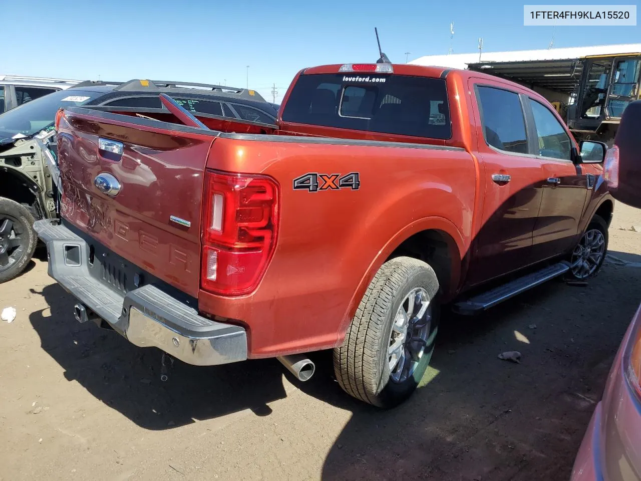 2019 Ford Ranger Xl VIN: 1FTER4FH9KLA15520 Lot: 71370244