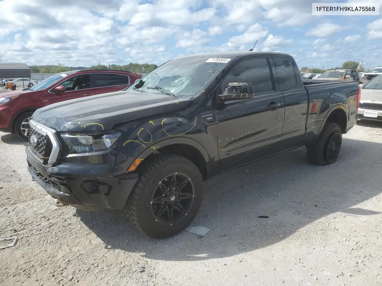 2019 Ford Ranger Xl VIN: 1FTER1FH9KLA75568 Lot: 71768584