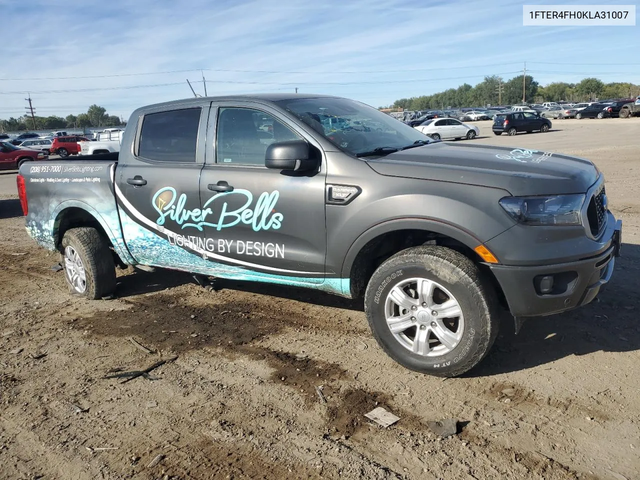 2019 Ford Ranger Xl VIN: 1FTER4FH0KLA31007 Lot: 72444354