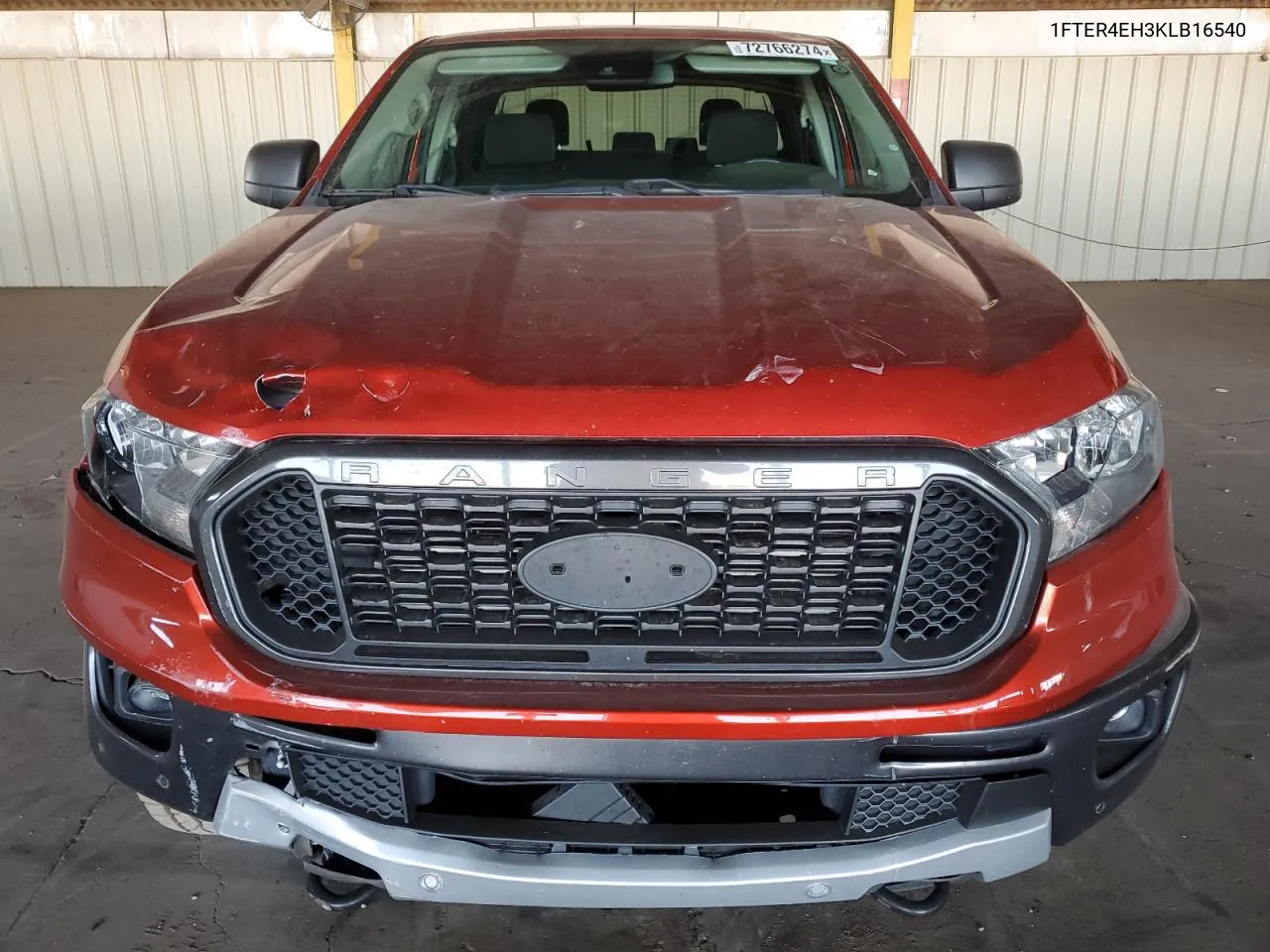 2019 Ford Ranger Xl VIN: 1FTER4EH3KLB16540 Lot: 72766274