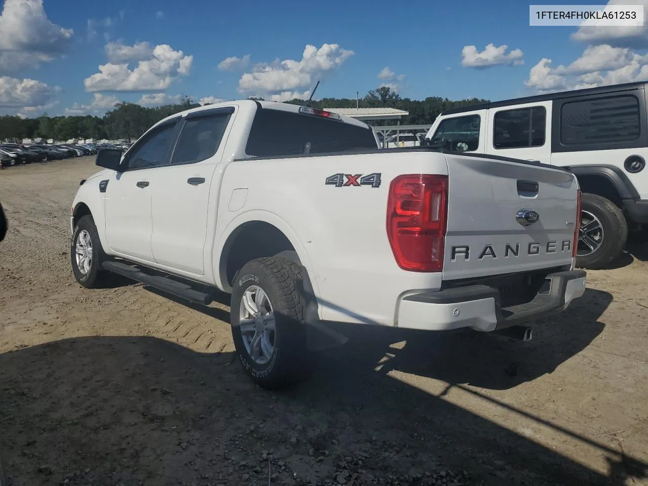 2019 Ford Ranger Xl VIN: 1FTER4FH0KLA61253 Lot: 72942614