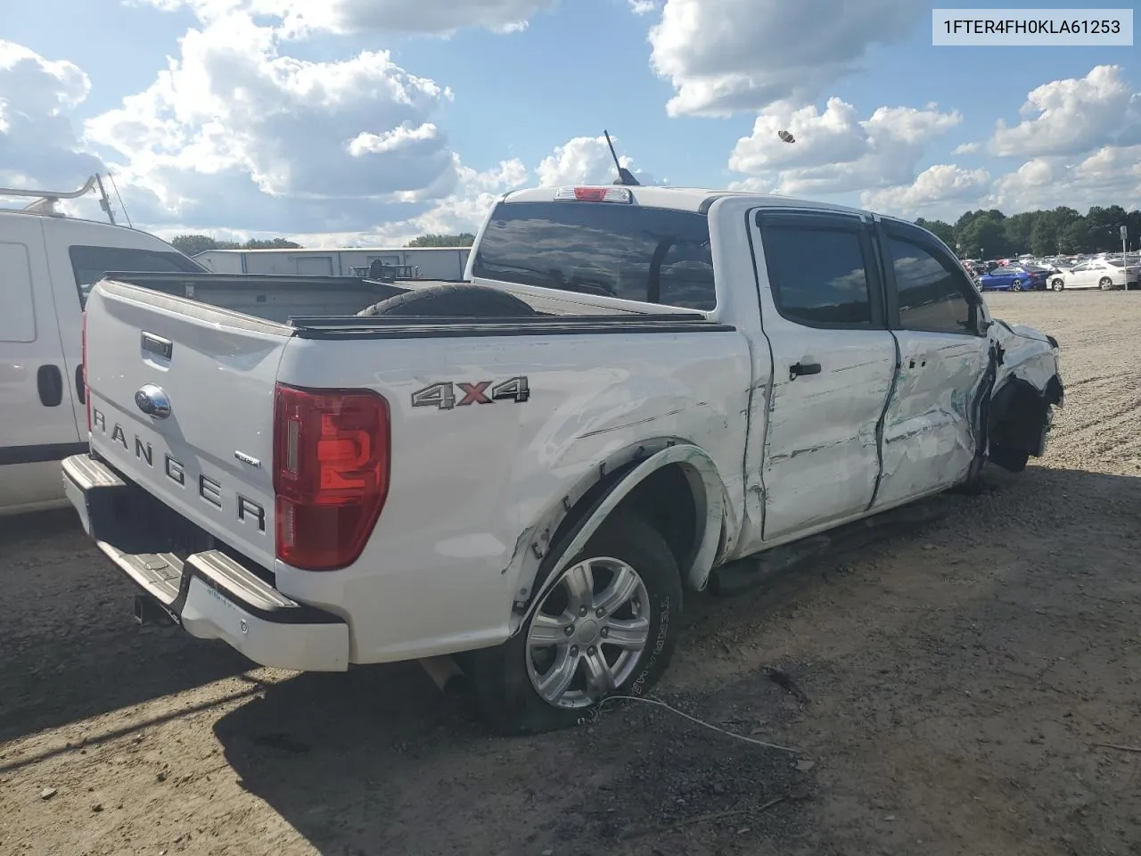 2019 Ford Ranger Xl VIN: 1FTER4FH0KLA61253 Lot: 72942614