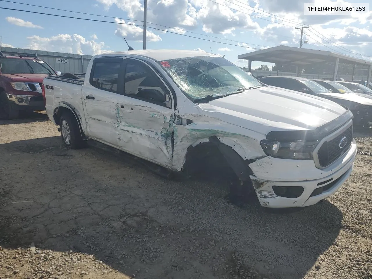 2019 Ford Ranger Xl VIN: 1FTER4FH0KLA61253 Lot: 72942614