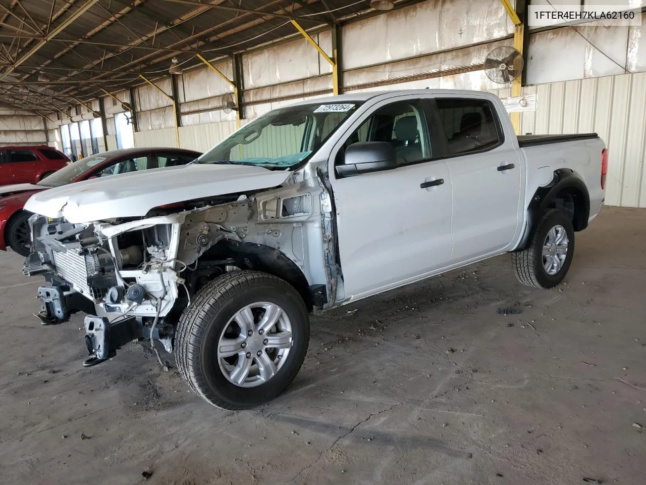 2019 Ford Ranger Xl VIN: 1FTER4EH7KLA62160 Lot: 72973264