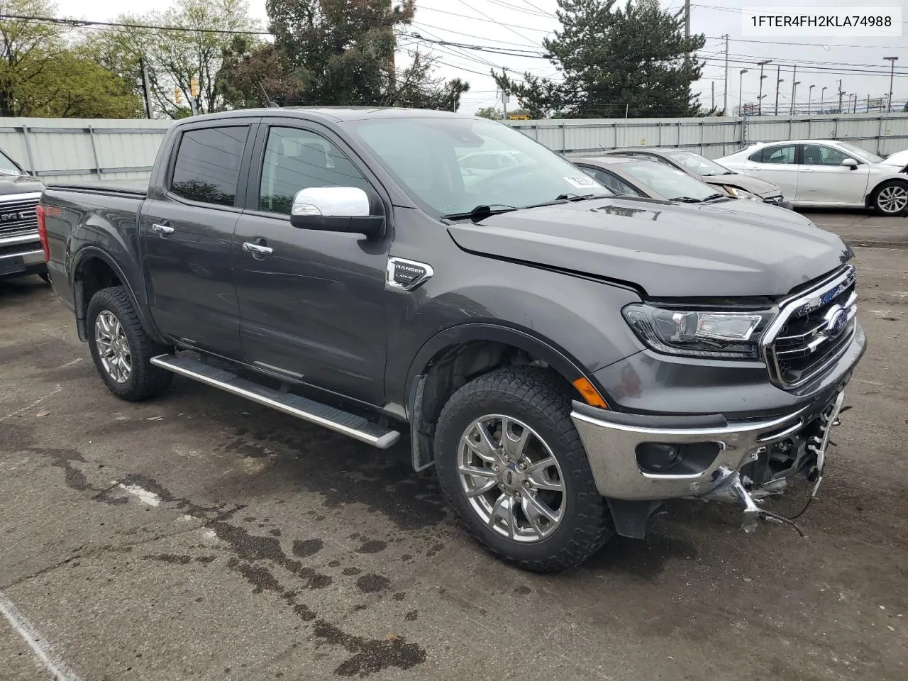 2019 Ford Ranger Xl VIN: 1FTER4FH2KLA74988 Lot: 73205224