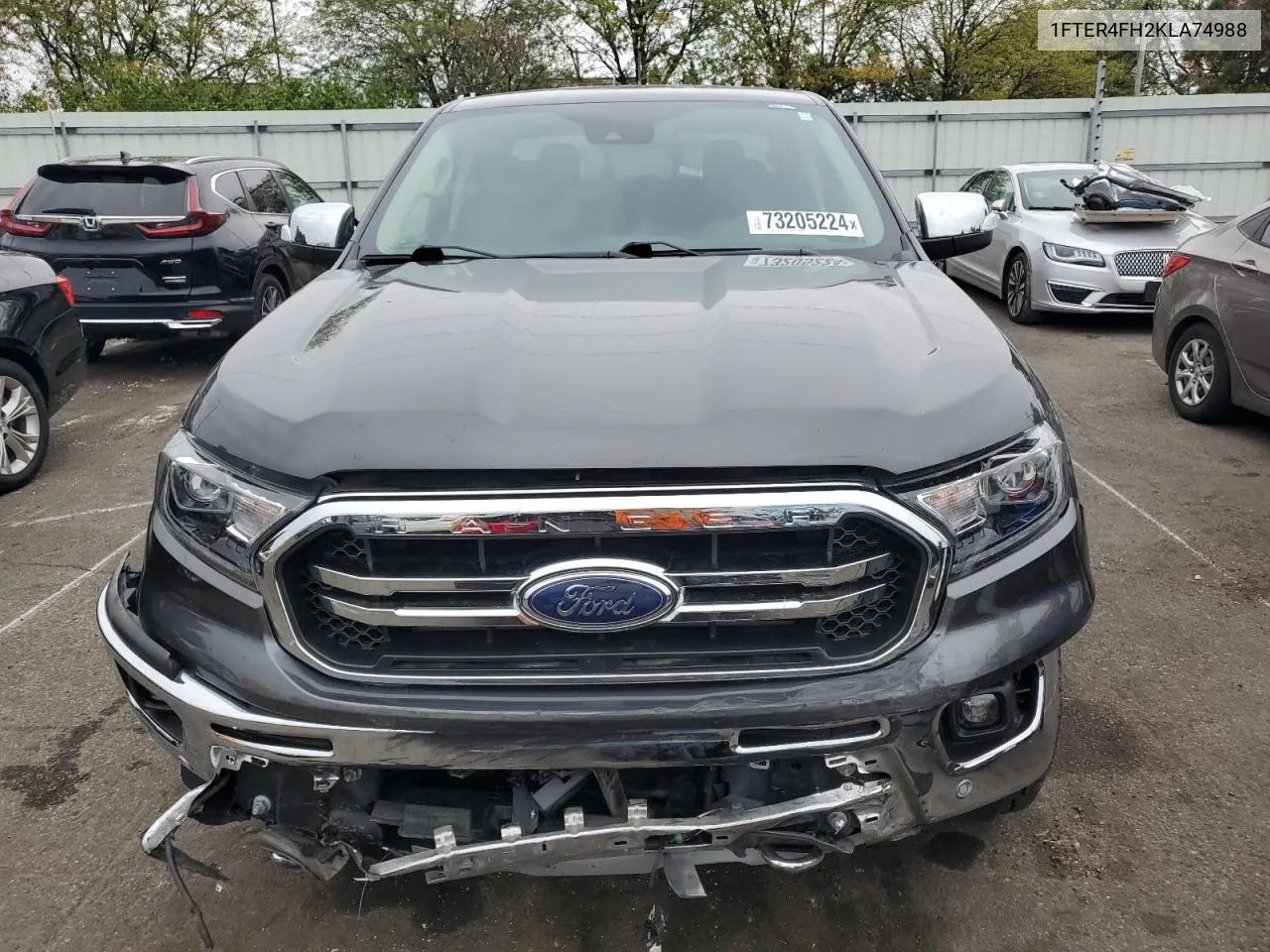 2019 Ford Ranger Xl VIN: 1FTER4FH2KLA74988 Lot: 73205224