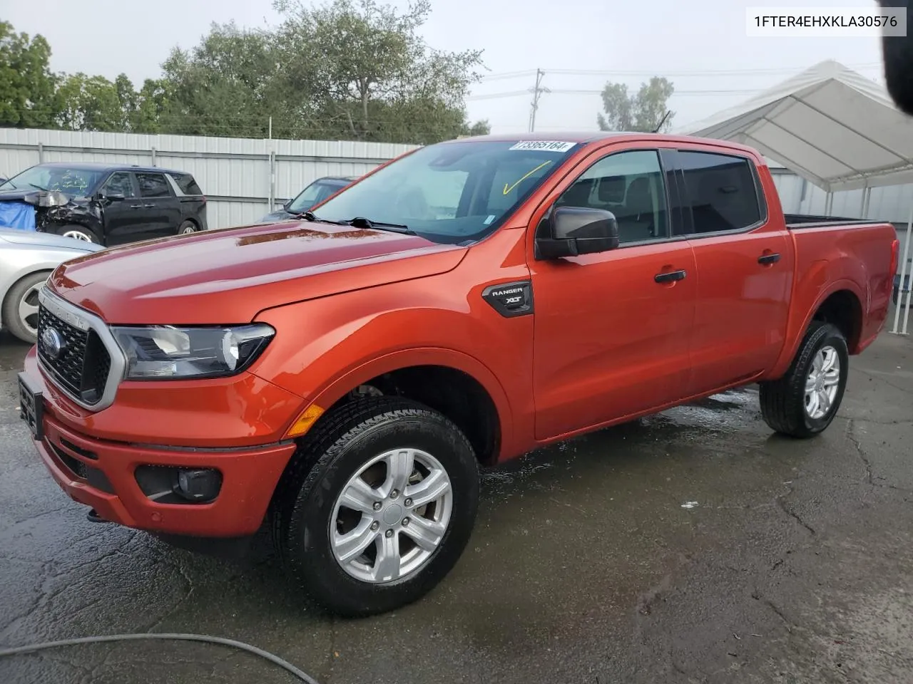 2019 Ford Ranger Xl VIN: 1FTER4EHXKLA30576 Lot: 73365164