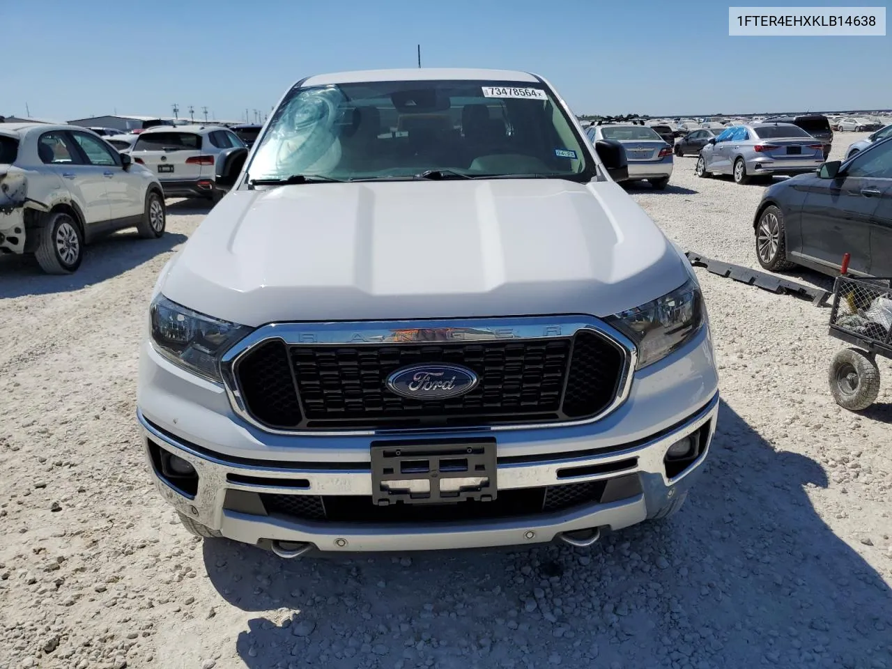 2019 Ford Ranger Xl VIN: 1FTER4EHXKLB14638 Lot: 73478564