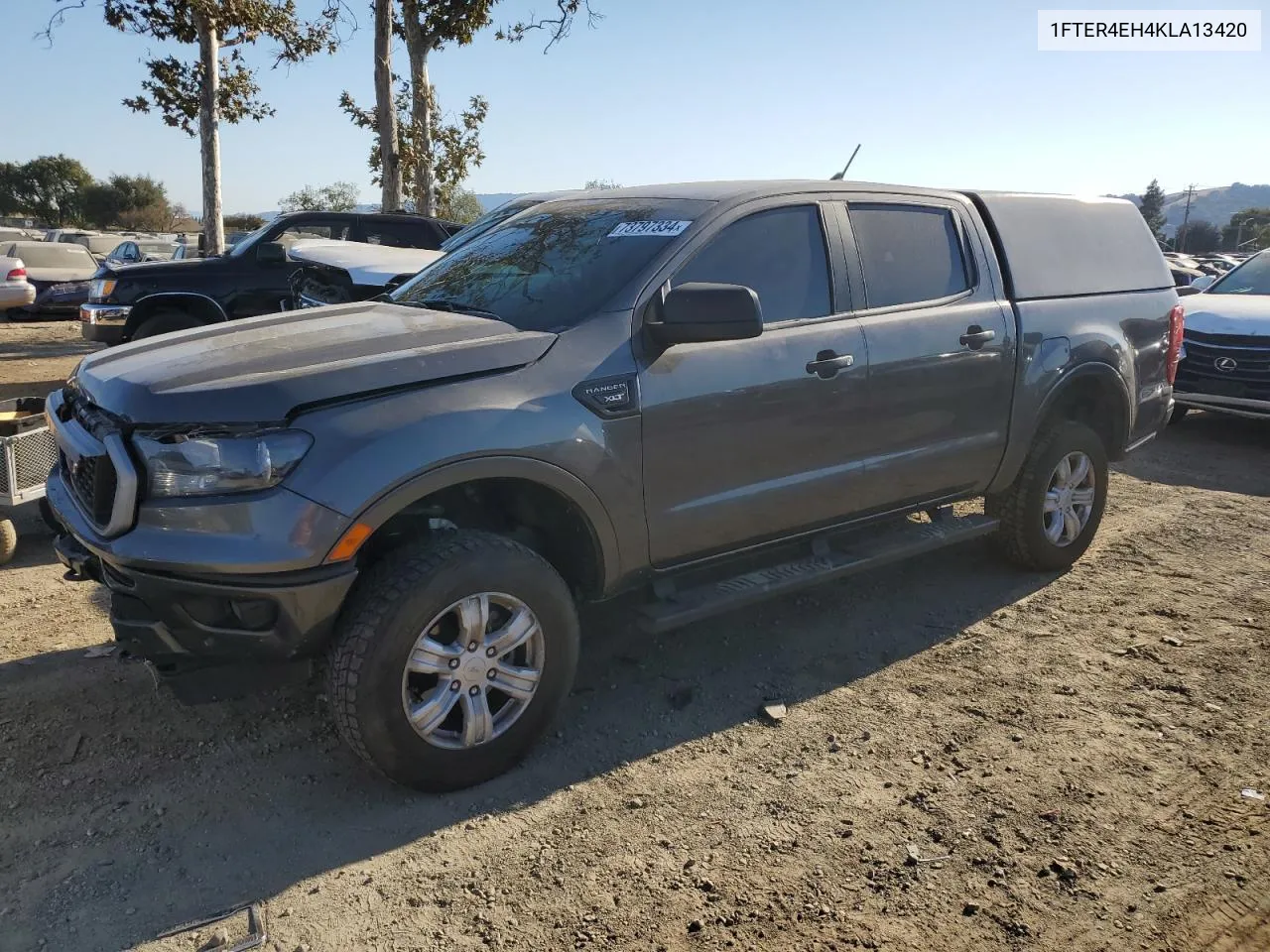 2019 Ford Ranger Xl VIN: 1FTER4EH4KLA13420 Lot: 73797334