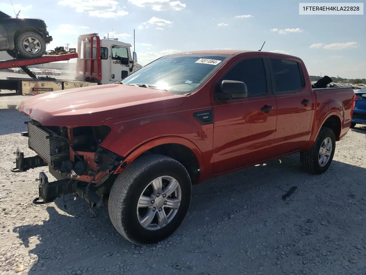 2019 Ford Ranger Xl VIN: 1FTER4EH4KLA22828 Lot: 74511864