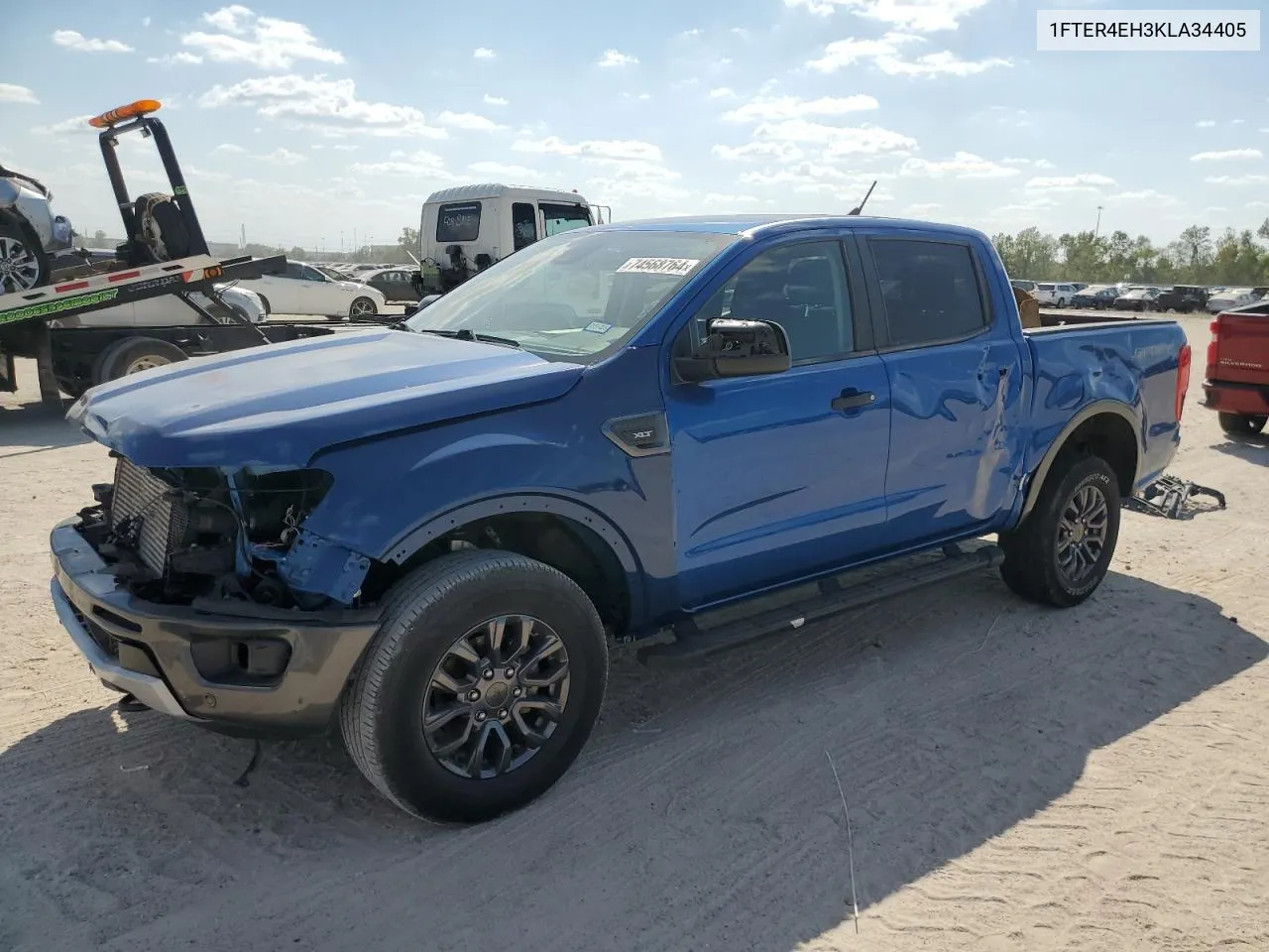 2019 Ford Ranger Xl VIN: 1FTER4EH3KLA34405 Lot: 74568764