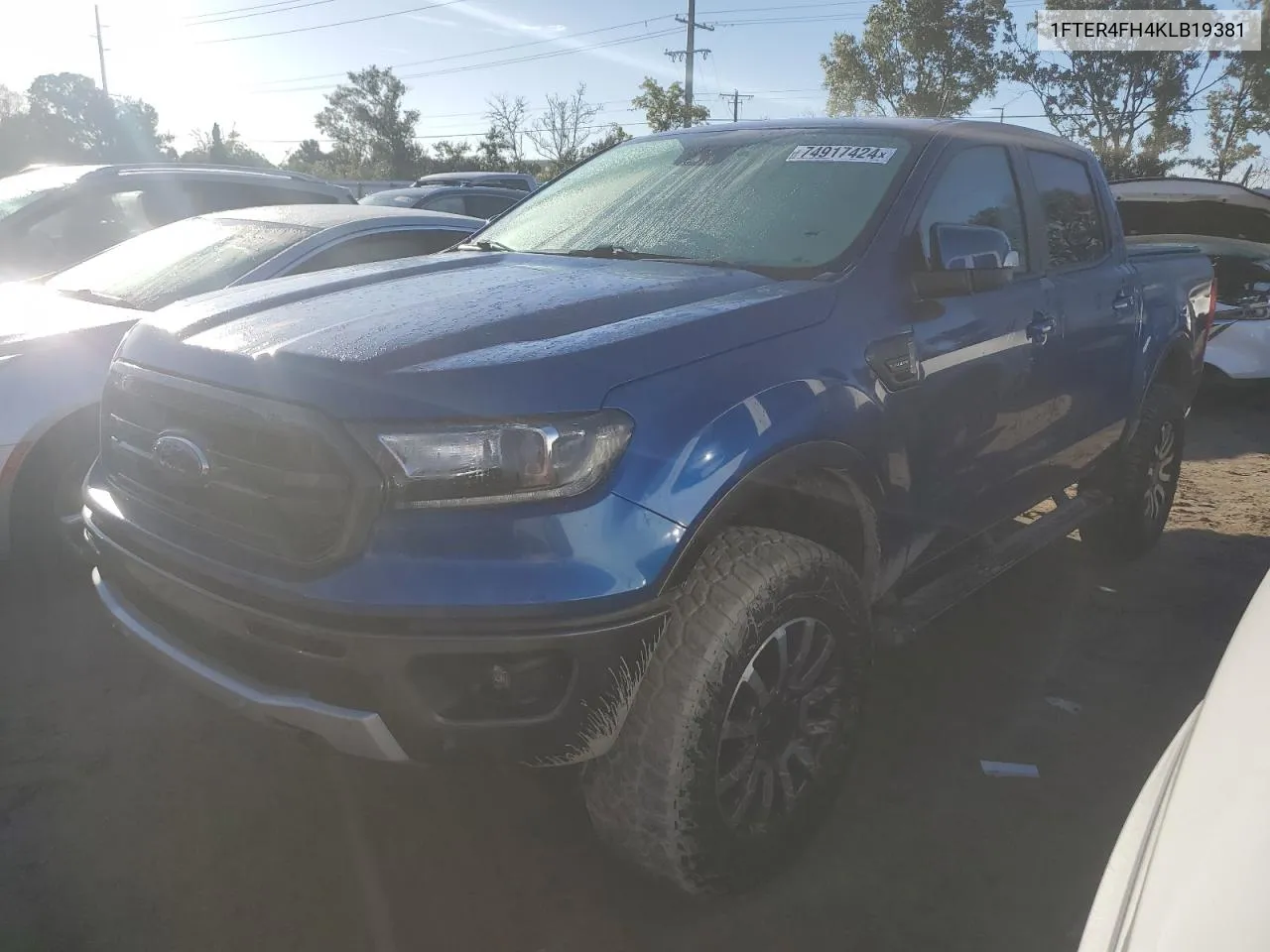 2019 Ford Ranger Xl VIN: 1FTER4FH4KLB19381 Lot: 74917424