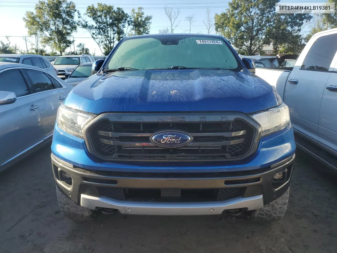 2019 Ford Ranger Xl VIN: 1FTER4FH4KLB19381 Lot: 74917424