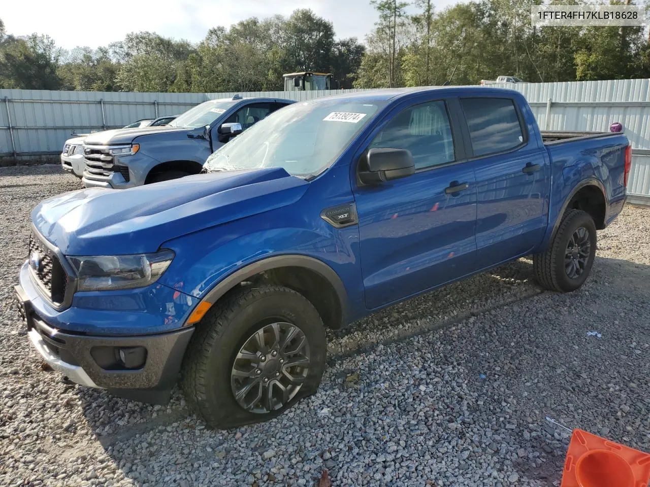 2019 Ford Ranger Xl VIN: 1FTER4FH7KLB18628 Lot: 75139274