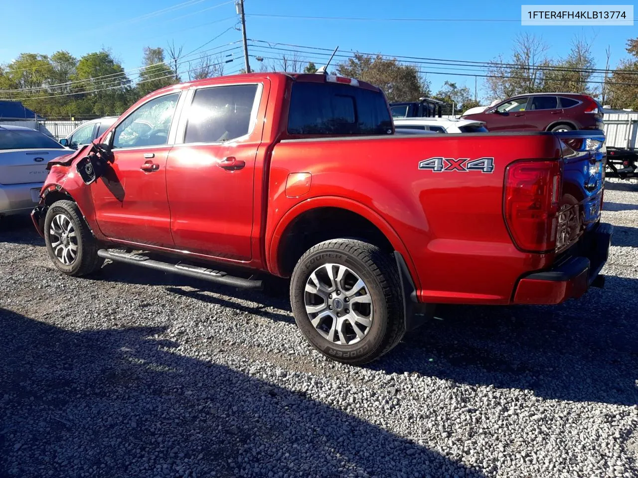 2019 Ford Ranger Xl VIN: 1FTER4FH4KLB13774 Lot: 75699024