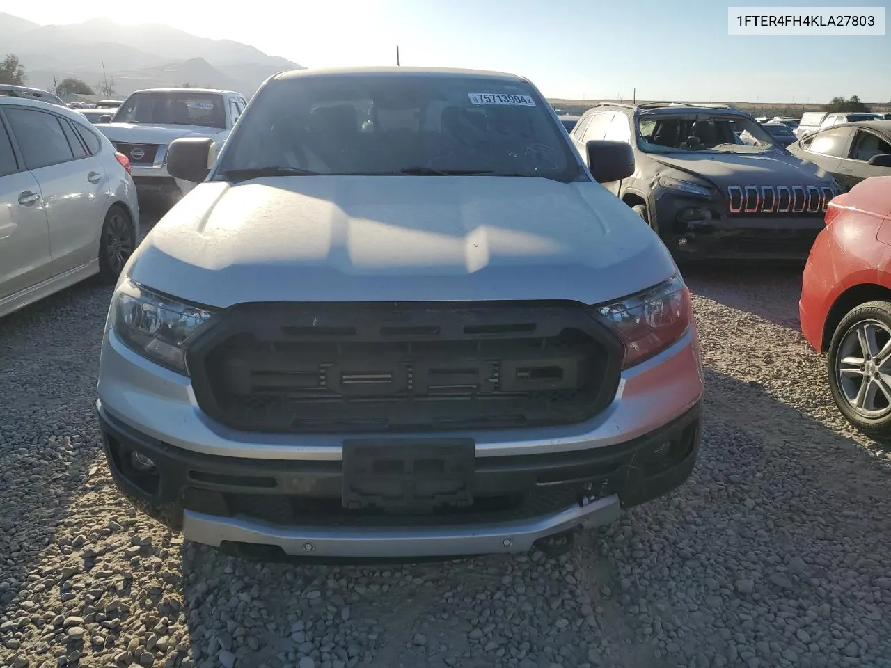 2019 Ford Ranger Xl VIN: 1FTER4FH4KLA27803 Lot: 75713904