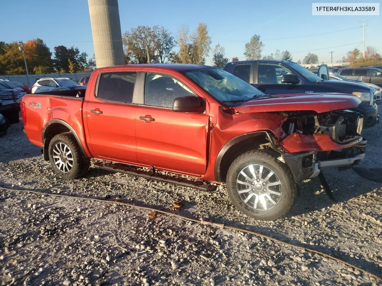 2019 Ford Ranger Xl VIN: 1FTER4FH3KLA33589 Lot: 76328414