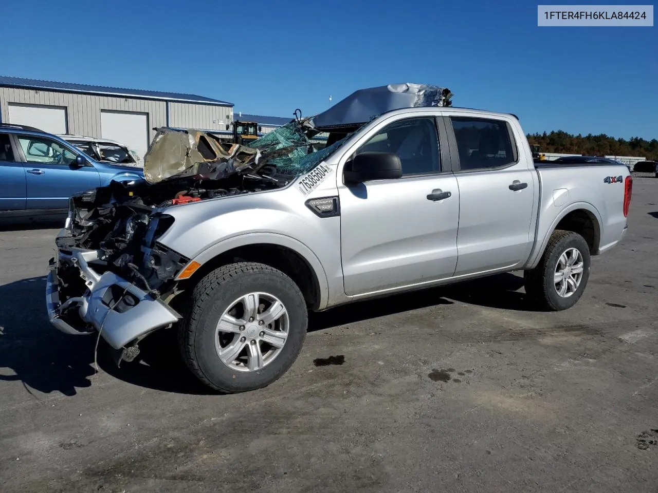 2019 Ford Ranger Xl VIN: 1FTER4FH6KLA84424 Lot: 76385604