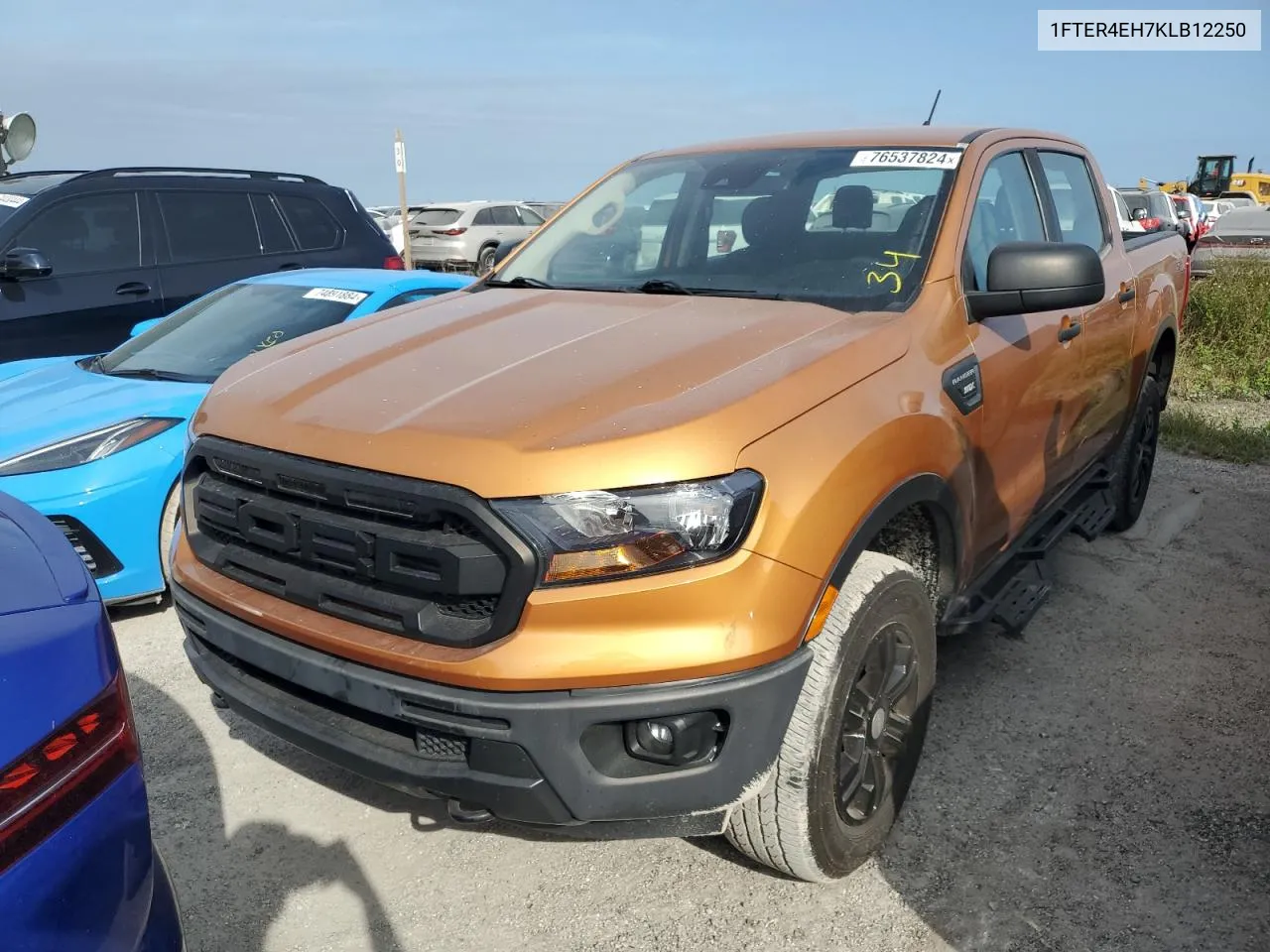 2019 Ford Ranger Xl VIN: 1FTER4EH7KLB12250 Lot: 76537824