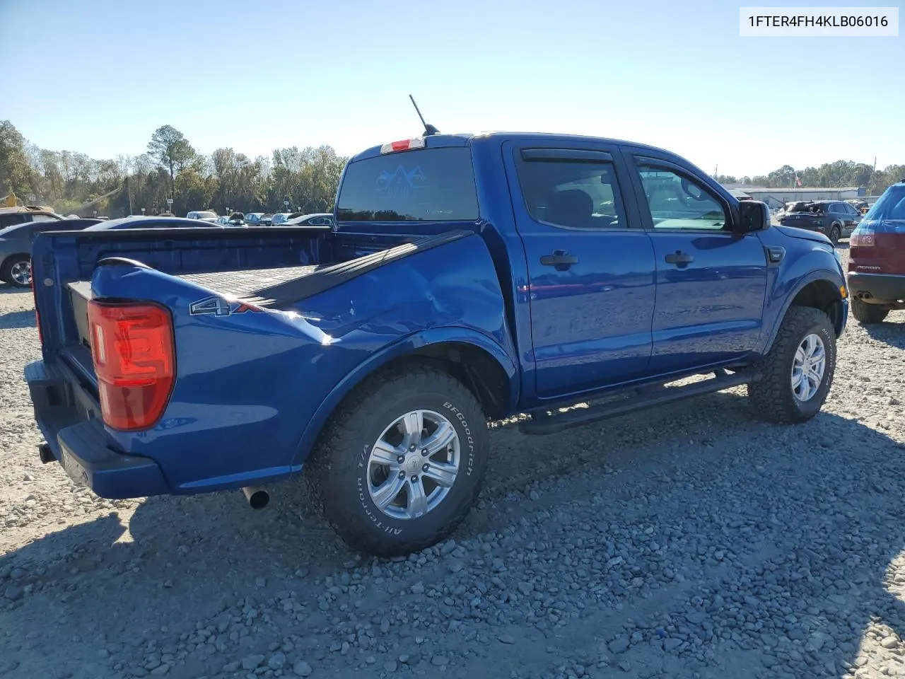 2019 Ford Ranger Xl VIN: 1FTER4FH4KLB06016 Lot: 76838364