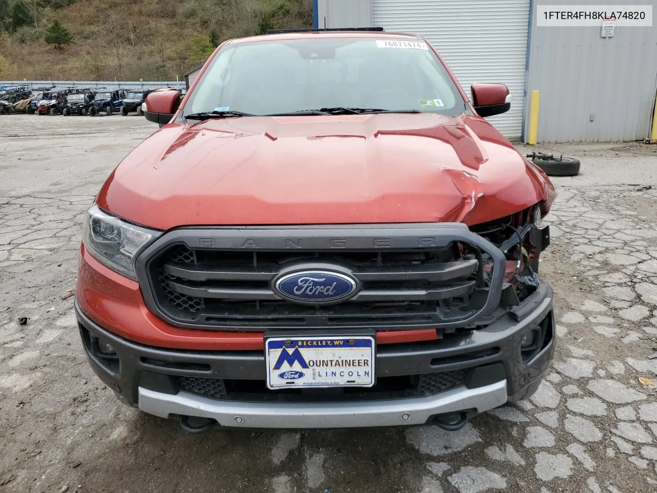 2019 Ford Ranger Xl VIN: 1FTER4FH8KLA74820 Lot: 76871474