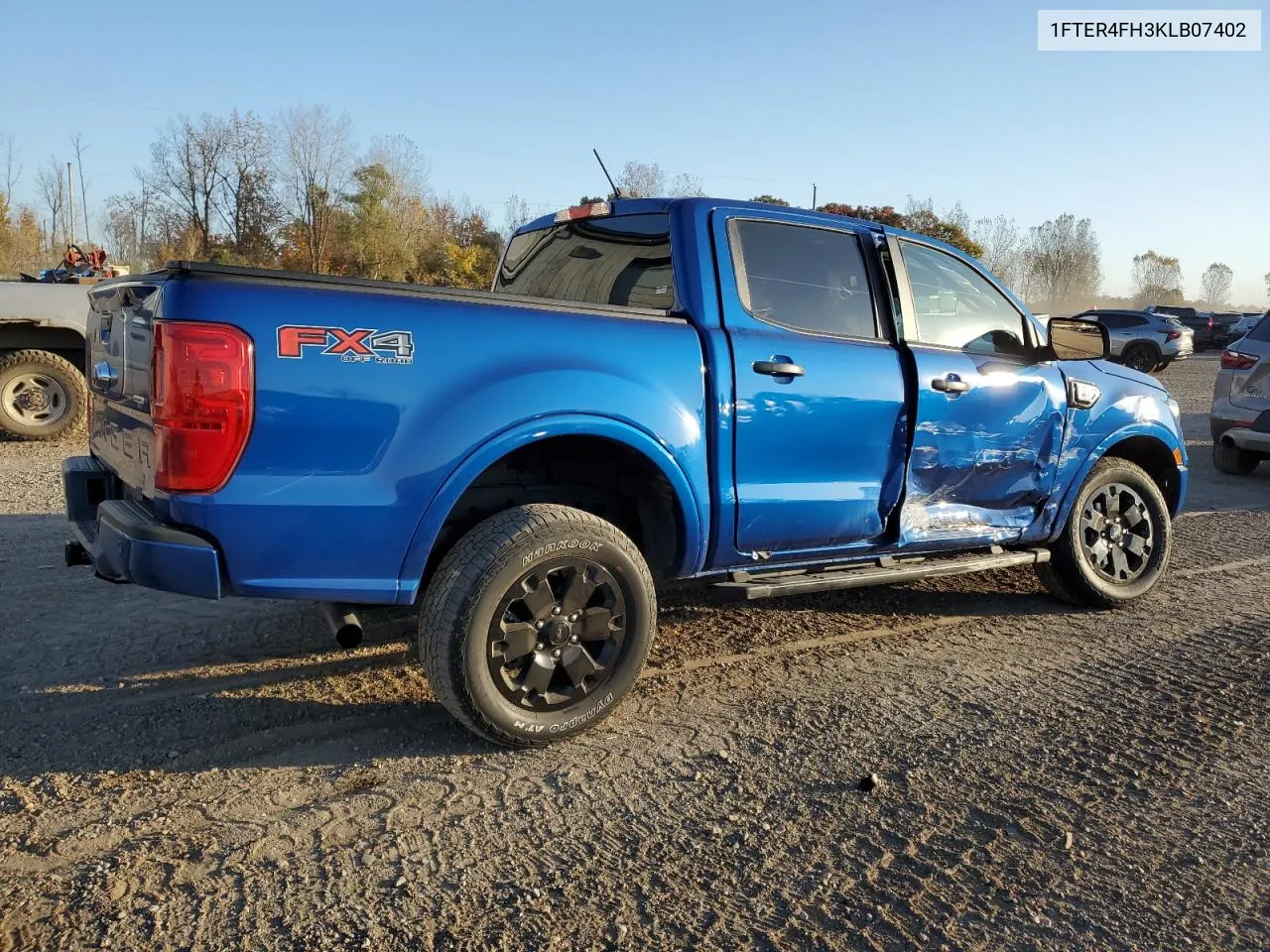 2019 Ford Ranger Xl VIN: 1FTER4FH3KLB07402 Lot: 76925174