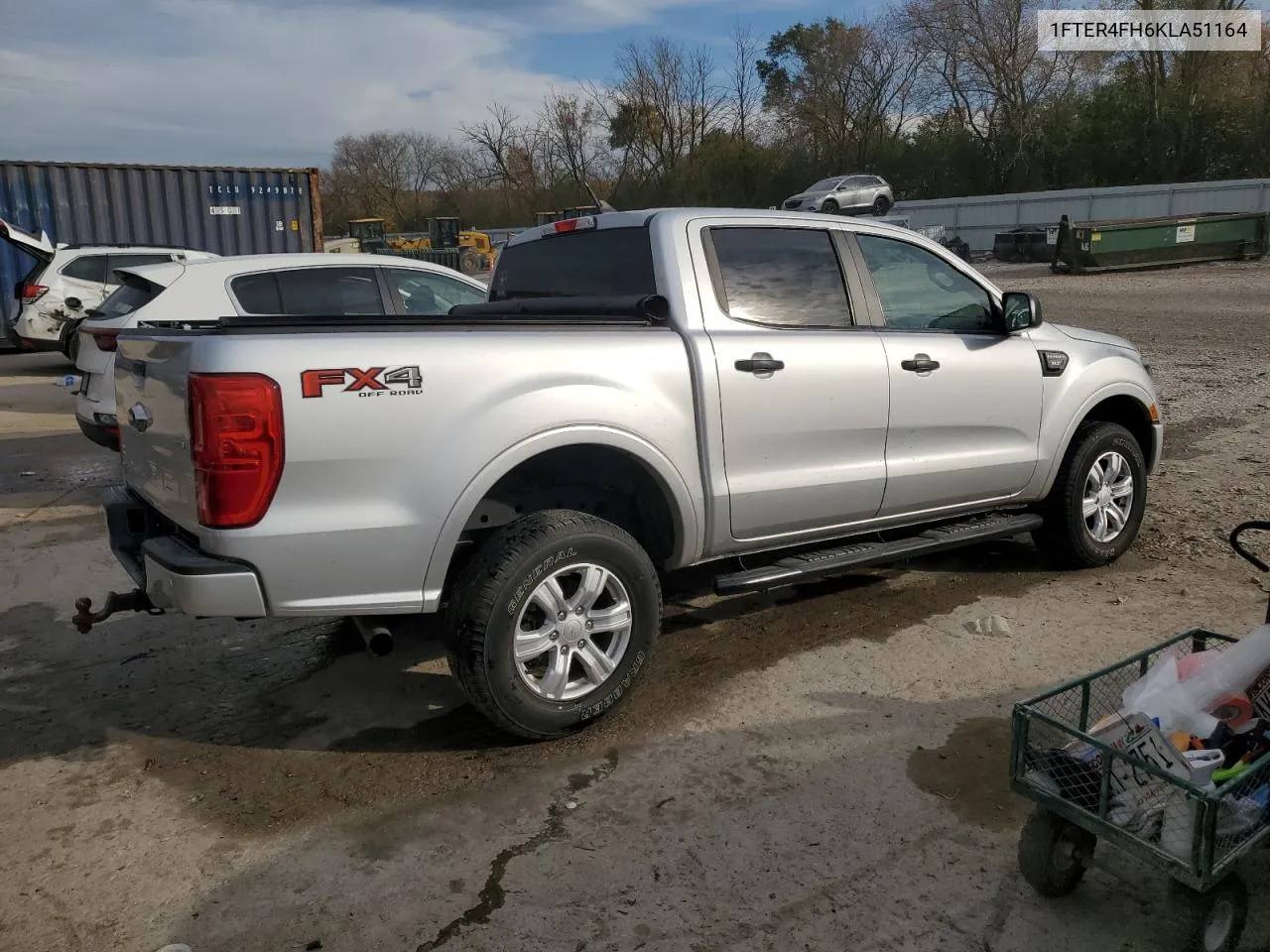 2019 Ford Ranger Xl VIN: 1FTER4FH6KLA51164 Lot: 77360304