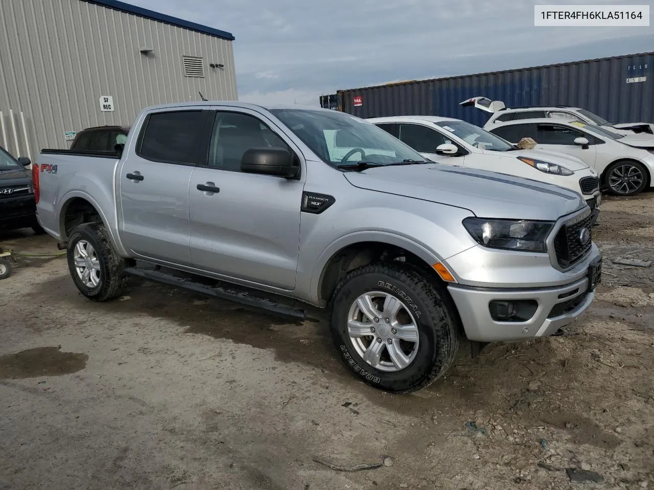 2019 Ford Ranger Xl VIN: 1FTER4FH6KLA51164 Lot: 77360304