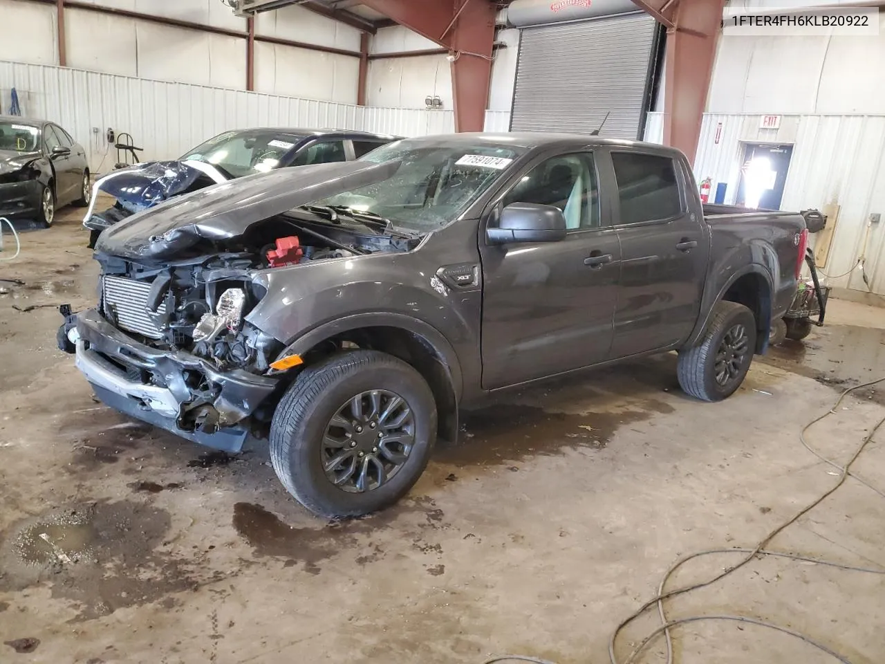 2019 Ford Ranger Xl VIN: 1FTER4FH6KLB20922 Lot: 77591074