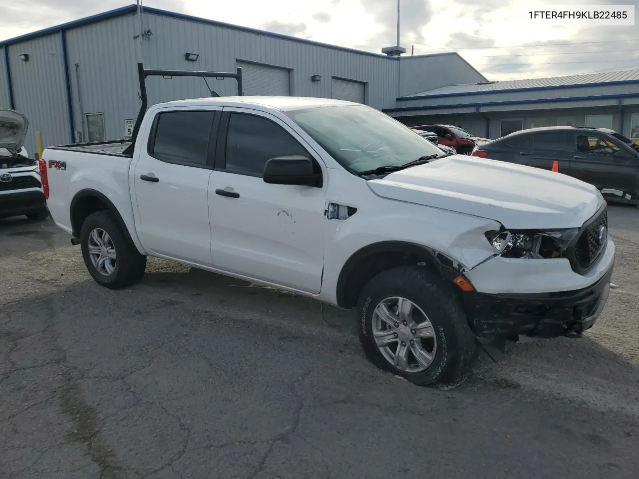 2019 Ford Ranger Xl VIN: 1FTER4FH9KLB22485 Lot: 77708354